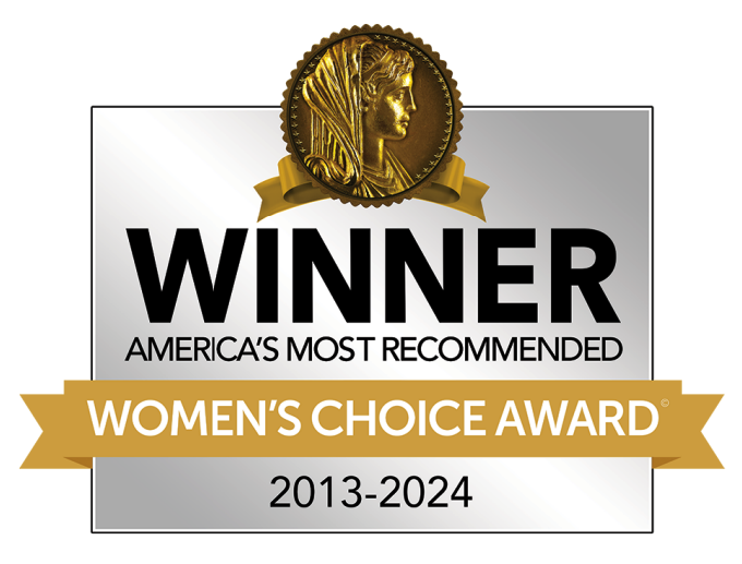 2013-2024 Women's Choice Award: America's Most Recommended 