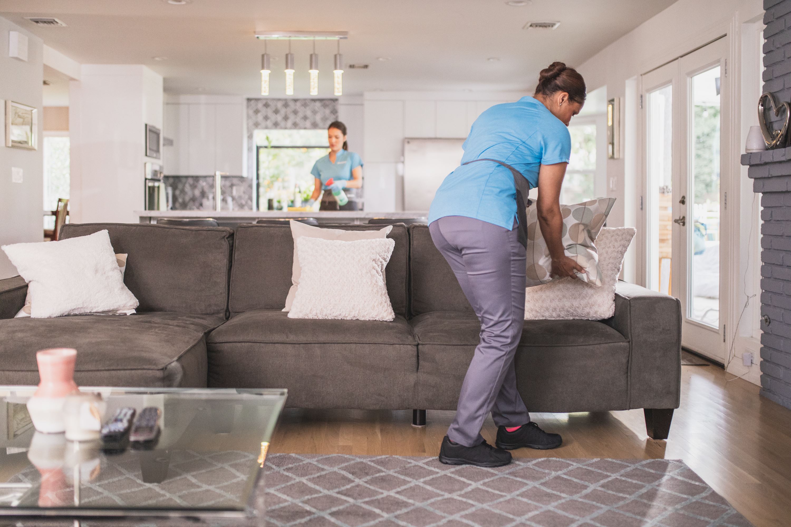 house cleaning services in Monmouth include light upholstery cleaning