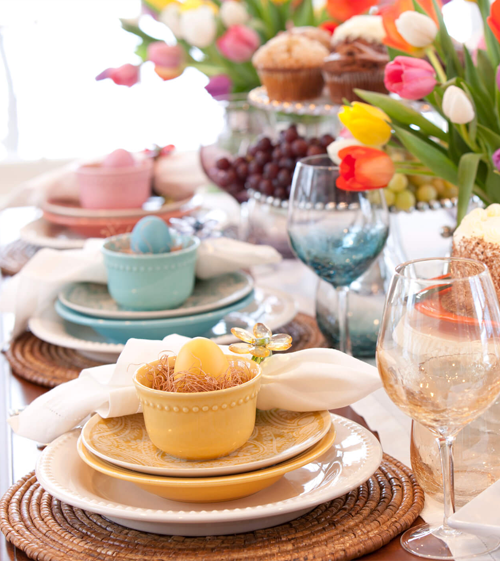 spring table settings