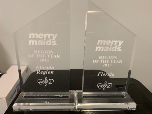 Merry Maids region of the year awards