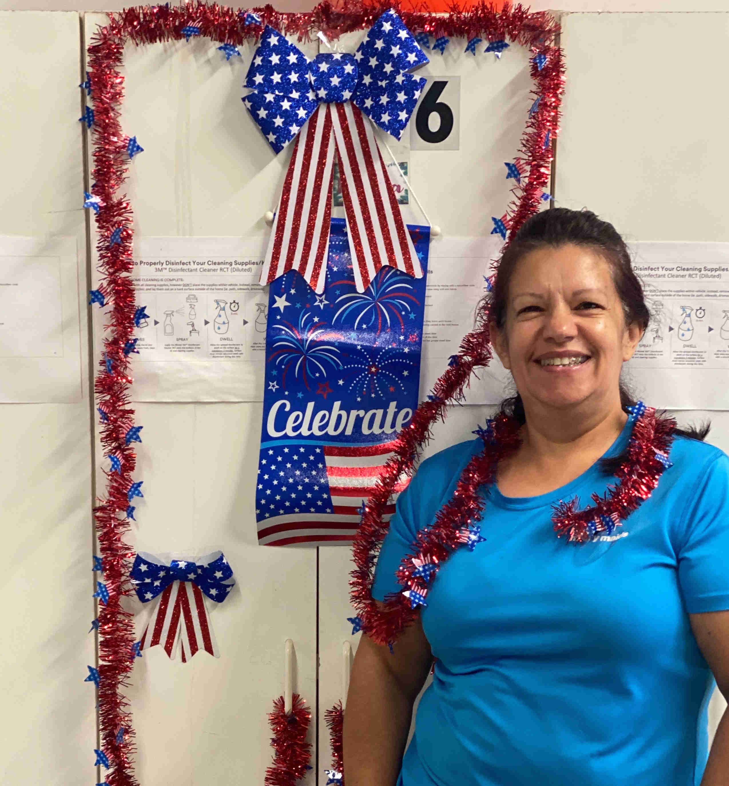 We are so proud of our newest US Citizen Martha T. She’s a 2 year cleaner and trainer.